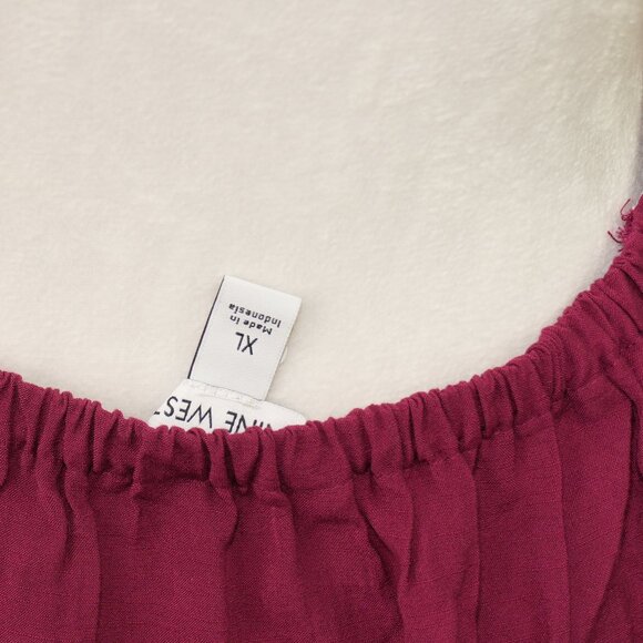 NWT XL Maxi Dress Summer Casual Beach Cover up Sleeveless Flowy Linen Look - Picture 8 of 8